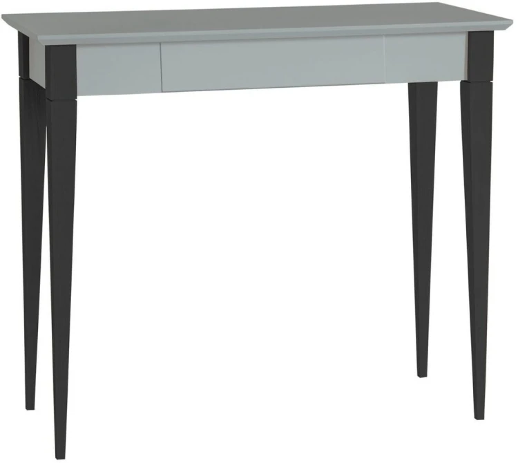 Biurko MIMO 85x40cm Ciemnoszare Nogi Czarne