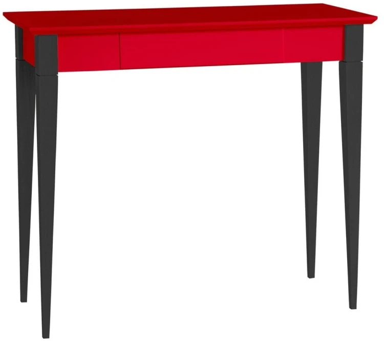 Biurko MIMO 85x40cm Czerwone Nogi Czarne