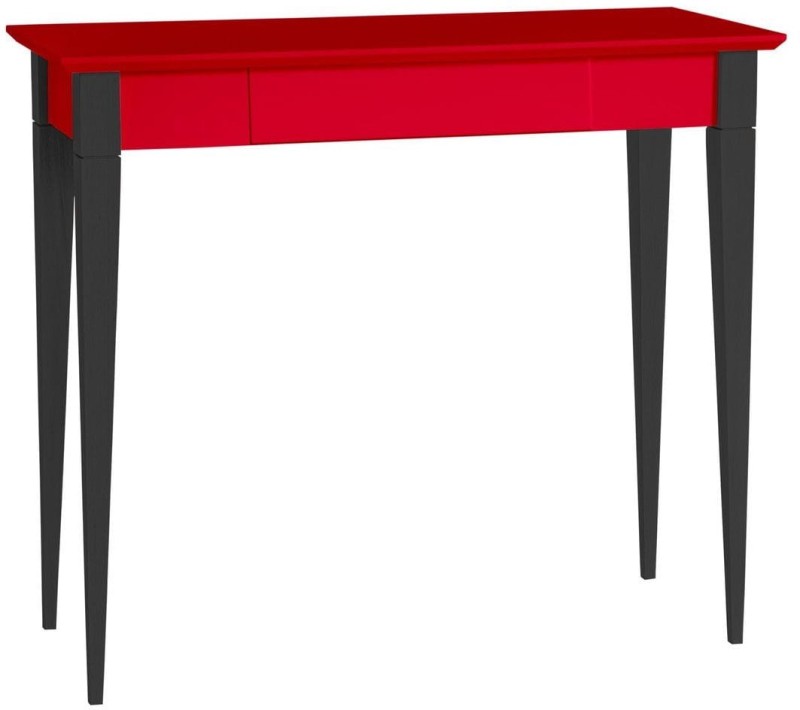 Biurko MIMO 85x40cm Czerwone Nogi Czarne