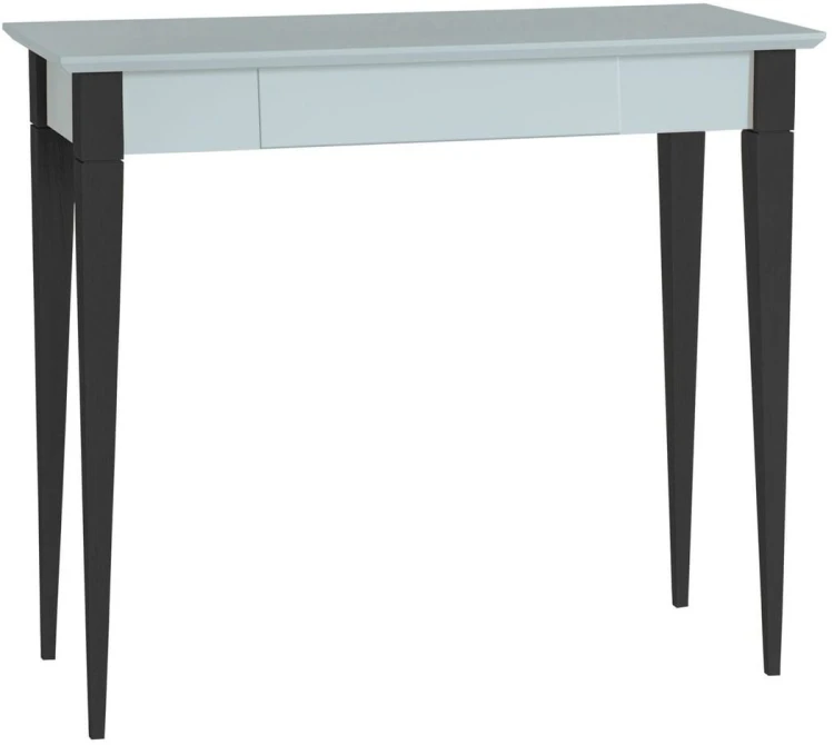 Biurko MIMO 85x40cm Jasnoszare Nogi Czarne