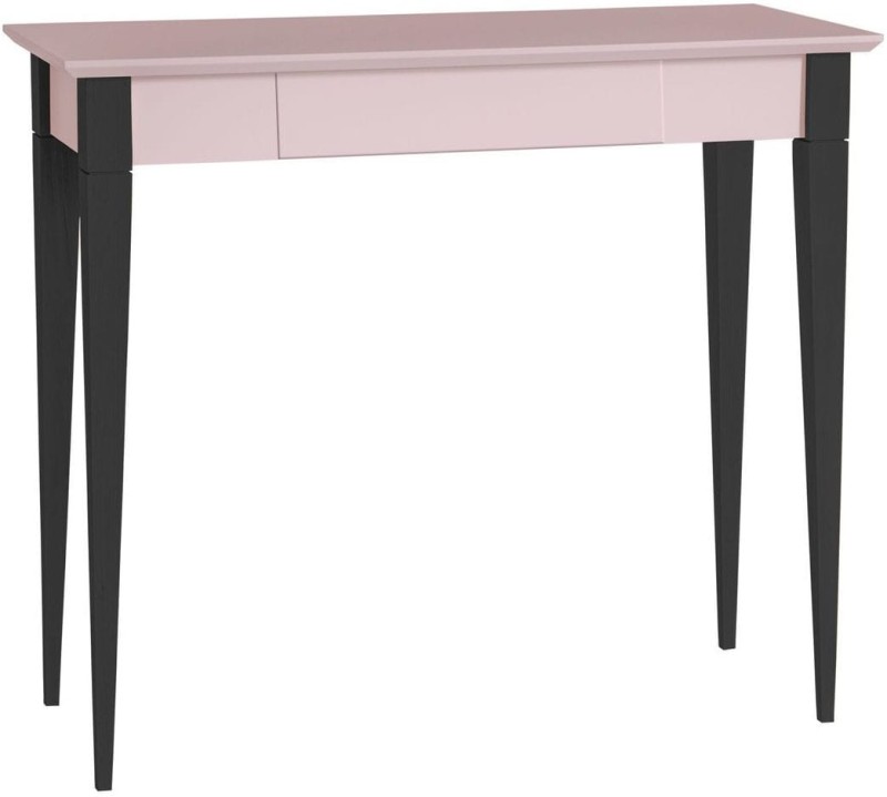 Biurko MIMO 85x40cm Różowe Nogi Czarne
