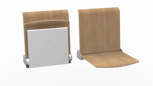 Siedzisko profilowane składane manualne  straponten TPS-1