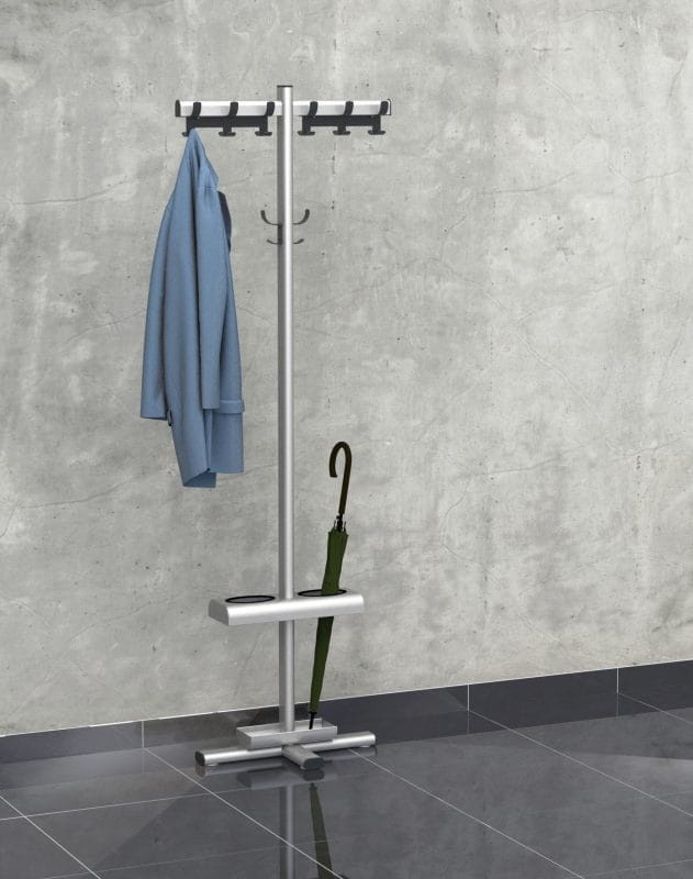 Wieszak szatniowy wolnostojący WSS-12 + parasolnik