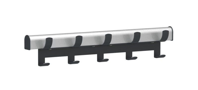 Wieszak szatniowy przyścienny krótki WSP-5