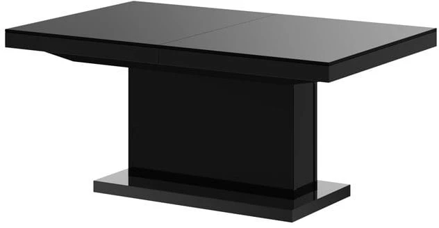 Ławostół MATERA MAX 120-170 Czarny mat