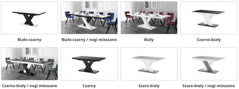 Stół rozkładany XENON LUX 160-256 cm