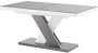 Stół rozkładany XENON LUX 160-256 cm szaro-biały mix mat