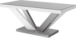 Ława VIVA 2 MINI 120 cm szaro-biały mix mat