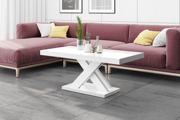 Ława XENON LUX MINI 120 cm bały połysk