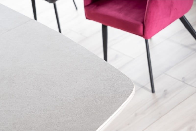 Stół Armani Ceramic 160x220 szary mat efekt marmuru