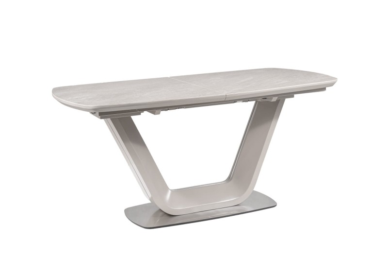 Stół Armani Ceramic 160x220 szary mat efekt marmuru