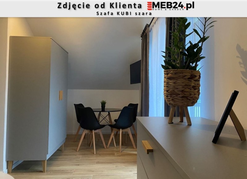 Szafa KUBI szara - zdjęcie od klienta