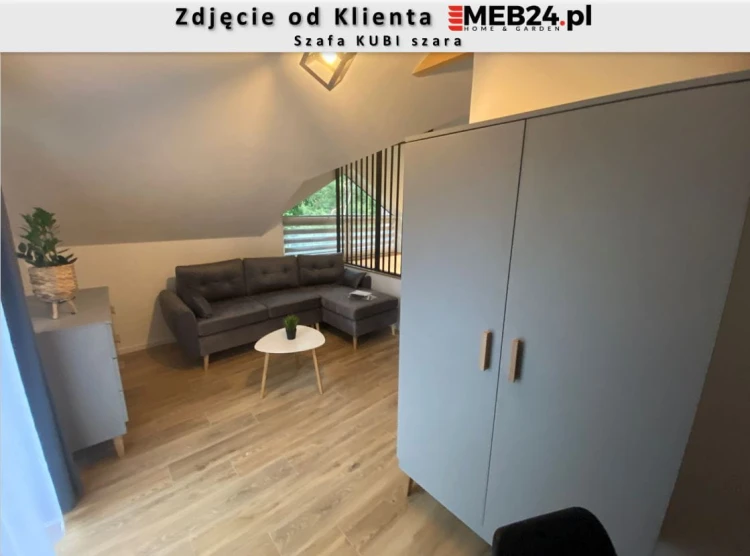Szafa KUBI szara - zdjęcie od klienta
