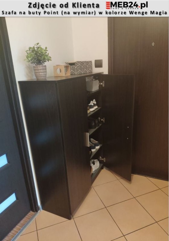 Szafa na buty Point na wymiar - zdjęcie od klienta