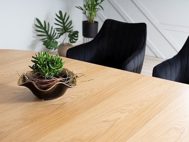 Stół rozkładany Domingo 100-250 cm dąb/czarny