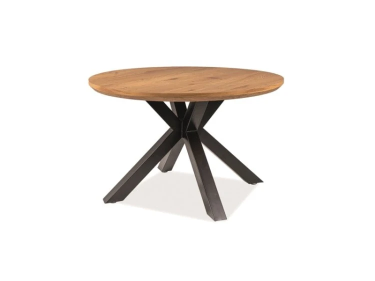 Stół Ritmo 120 cm dąb/czarny