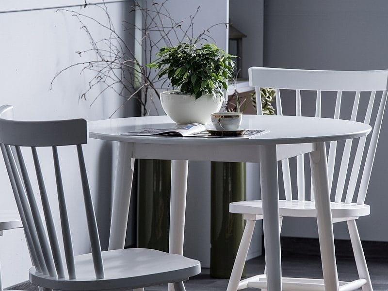 Stół Larson 90 cm biały