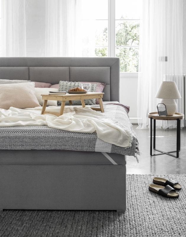 Łóżko kontynentalne Vivre 180x200 tapicerowane