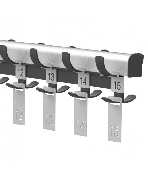 Wieszak szatniowy przyścienny obrotowy krótki WSO-20