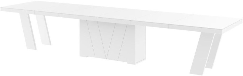 Stół rozkładany GRANDE 160-412 biały