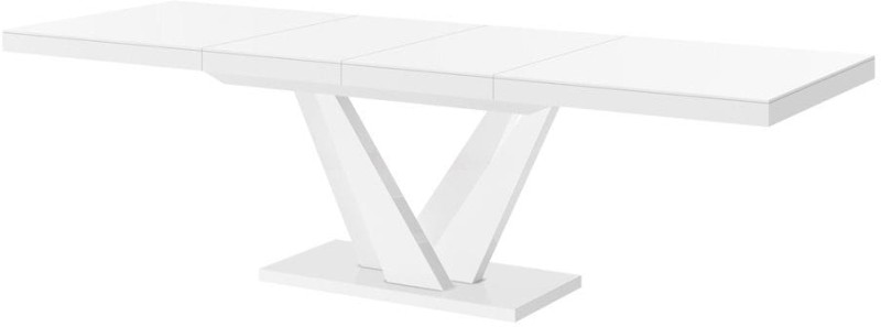 Stół rozkładany VEGAS 160-256 biały mat