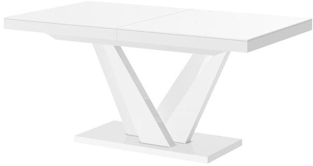 Stół rozkładany VEGAS 160-256 biały mat