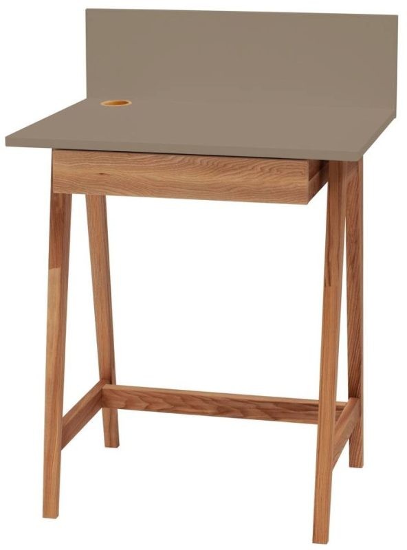 Biurko LUKA z szufladą 65 cm Dąb Bobrza Glina