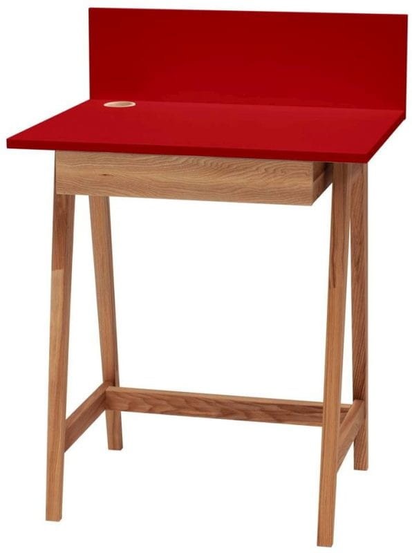 Biurko LUKA z szufladą 65 cm Dąb Czerwone