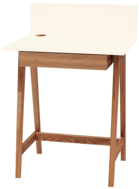 Biurko LUKA z szufladą 65 cm Dąb Wapień