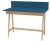 Biurko LUKA z szufladami 110 cm jesion Petrol Blue
