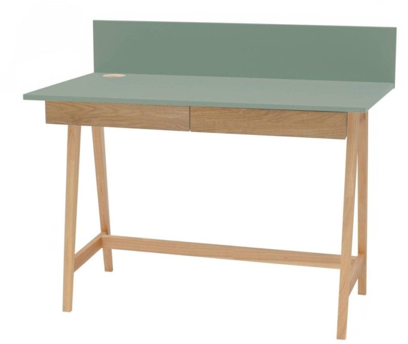 Biurko LUKA z szufladami 110 cm jesion Szalwiowy