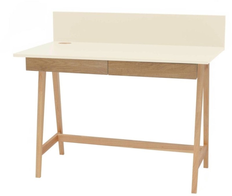 Biurko LUKA z szufladami 110 cm jesion Wapień