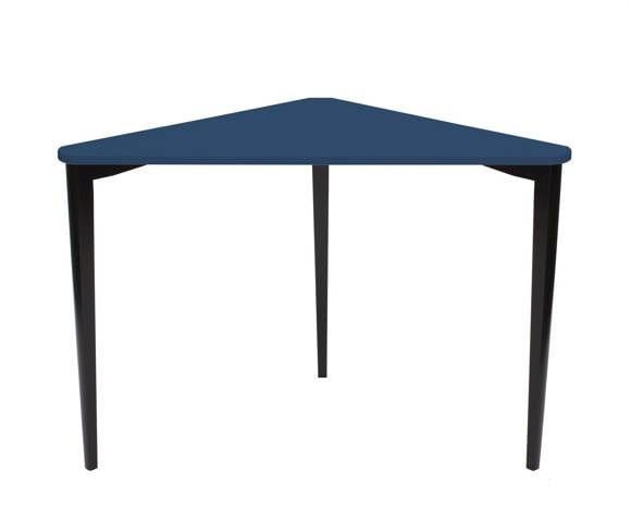 Biurko narożne NAJA granatowe Czarne Nogi