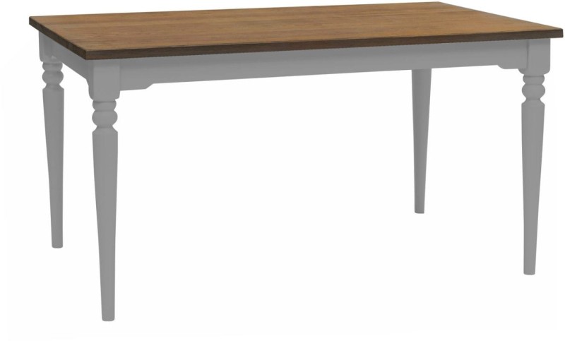 Stół NATA w stylu prowansalskim Ciemnoszary Betonowy Szary