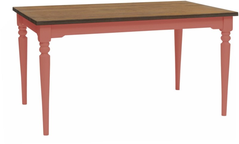 Stół NATA w stylu prowansalskim Ciemny Koralowy