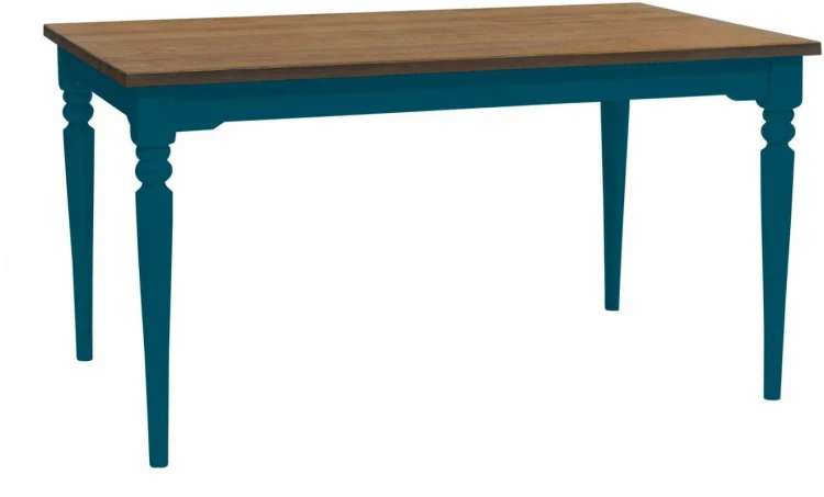 Stół NATA w stylu prowansalskim Petrol Blue