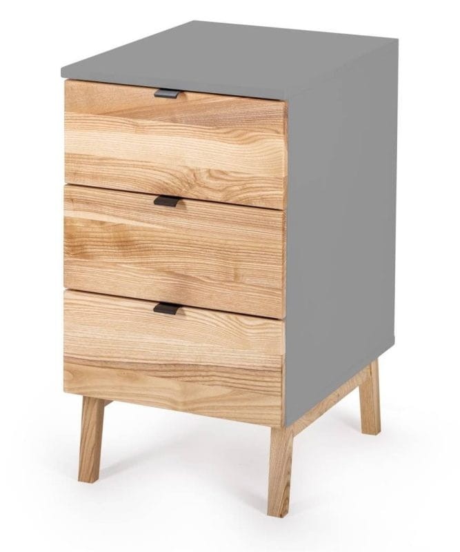 Kontenerek szafka z szufladami LUKA Ciemnoszary Betonowy Szary