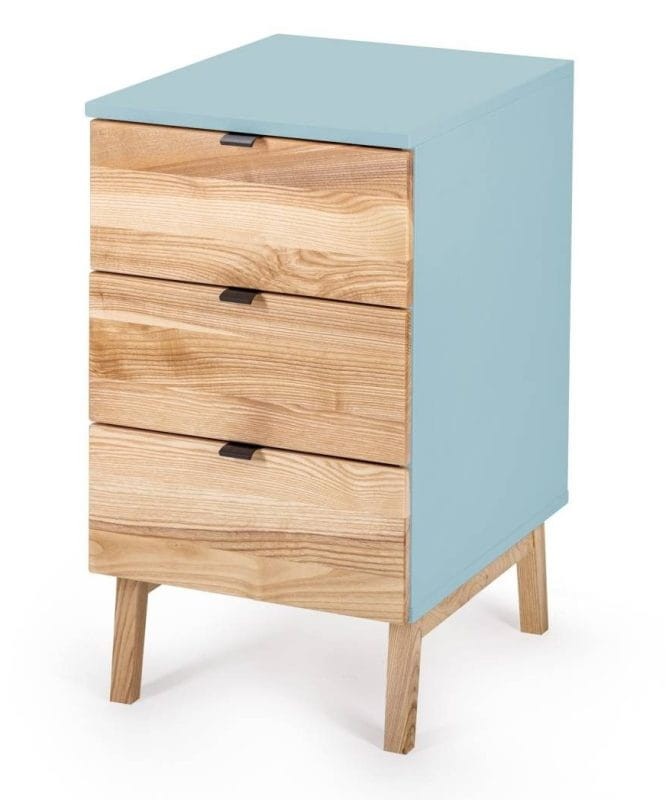 Kontenerek szafka z szufladami LUKA Delikatny Niebieski