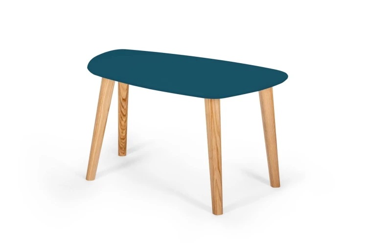 Stolik kawowy ENDOCARP Petrol Blue Jesion