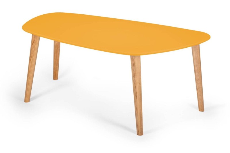 Stolik kawowy ENDOCARP Ciemna Cytryna Jesion