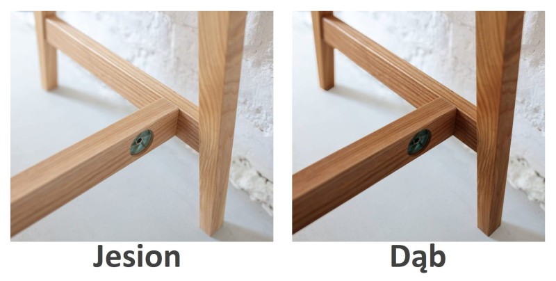 Biurko LUKA dąb z szufladą 65 cm