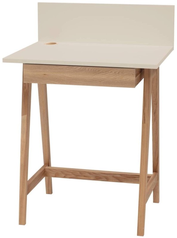 Biurko Jesionowe LUKA z Szuflada Kawa z Mlekiem