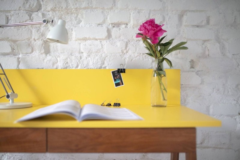 Biurko LUKA z Szufladą dąb