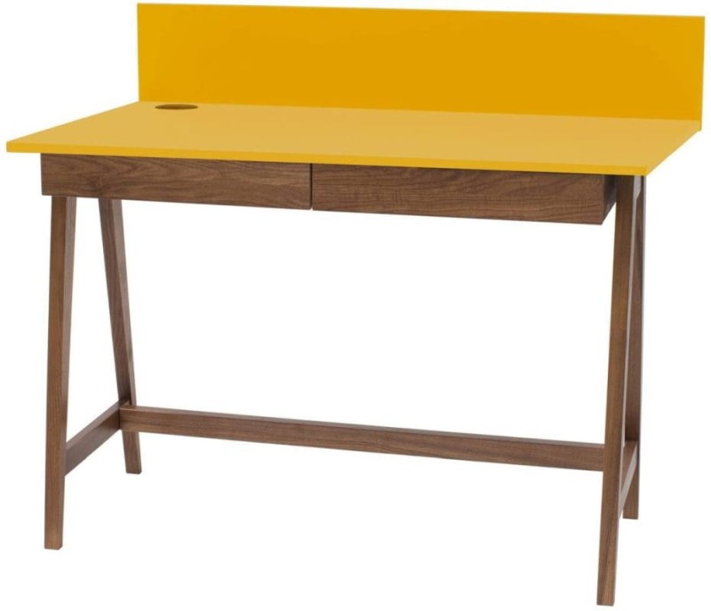 Biurko LUKA z Szufladą dąb Ciemna Cytryna