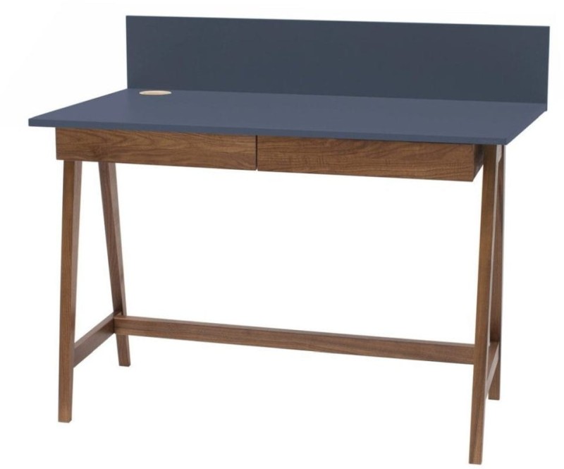 Biurko LUKA z Szufladą dąb Grafitowe