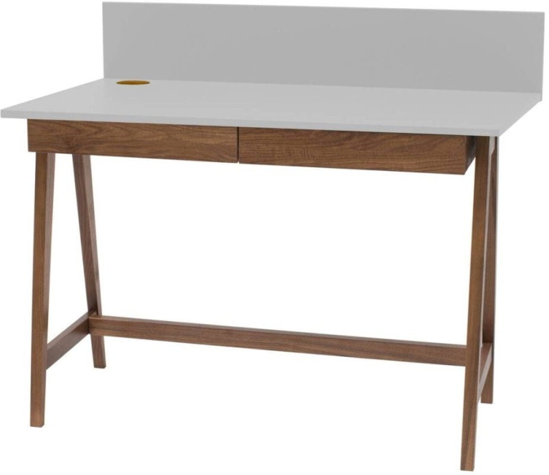 Biurko LUKA z Szufladą dąb Jasnoszare