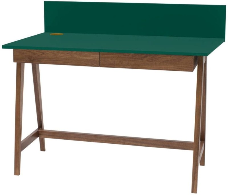 Biurko LUKA z Szufladą dąb Zielony Butelkowy