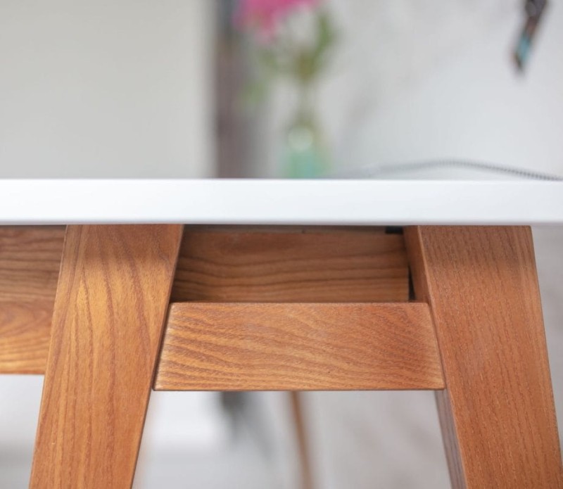 Biurko narozne LUKA 115cmx85cm Dąb