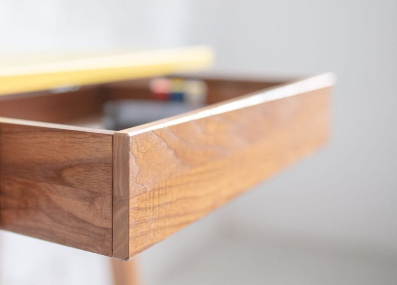 Biurko narozne LUKA 115cmx85cm Dąb