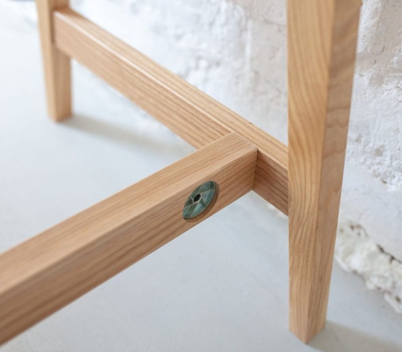 Biurko narożne LUKA kolor jesion